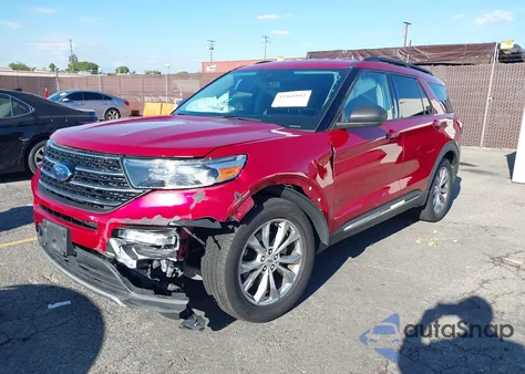 2021 Ford Explorer Xlt из США, поврежденный, VIN 1FMSK7DH8MGB02425